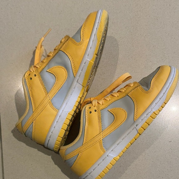 Nike Kids Bright Yellow and Light Gray Sneakers - Picture 2 of 6